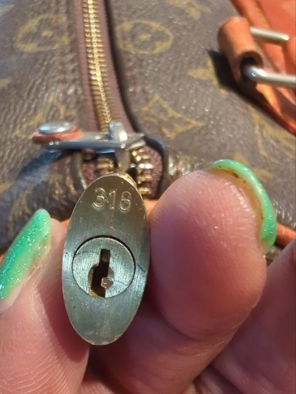 Authentic Custom LV Speedy 25 Brown with Gold Crown Accent - Picture 7 of 17